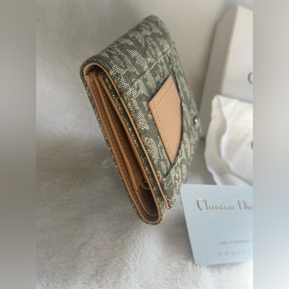 Christian Dior Trotter Trifold Wallet w/ Box & Dust Bag - EUC - Picture 3 of 8